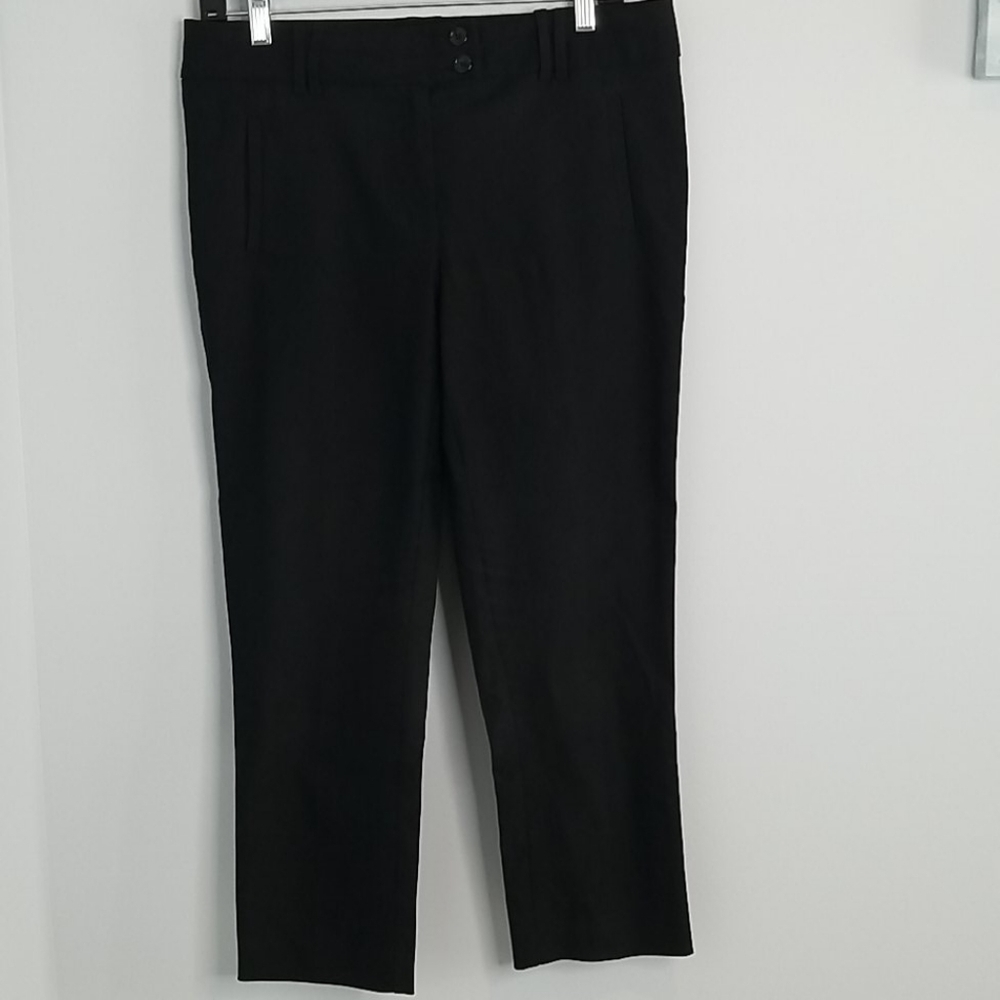 Land N Sea black dress crop pants
